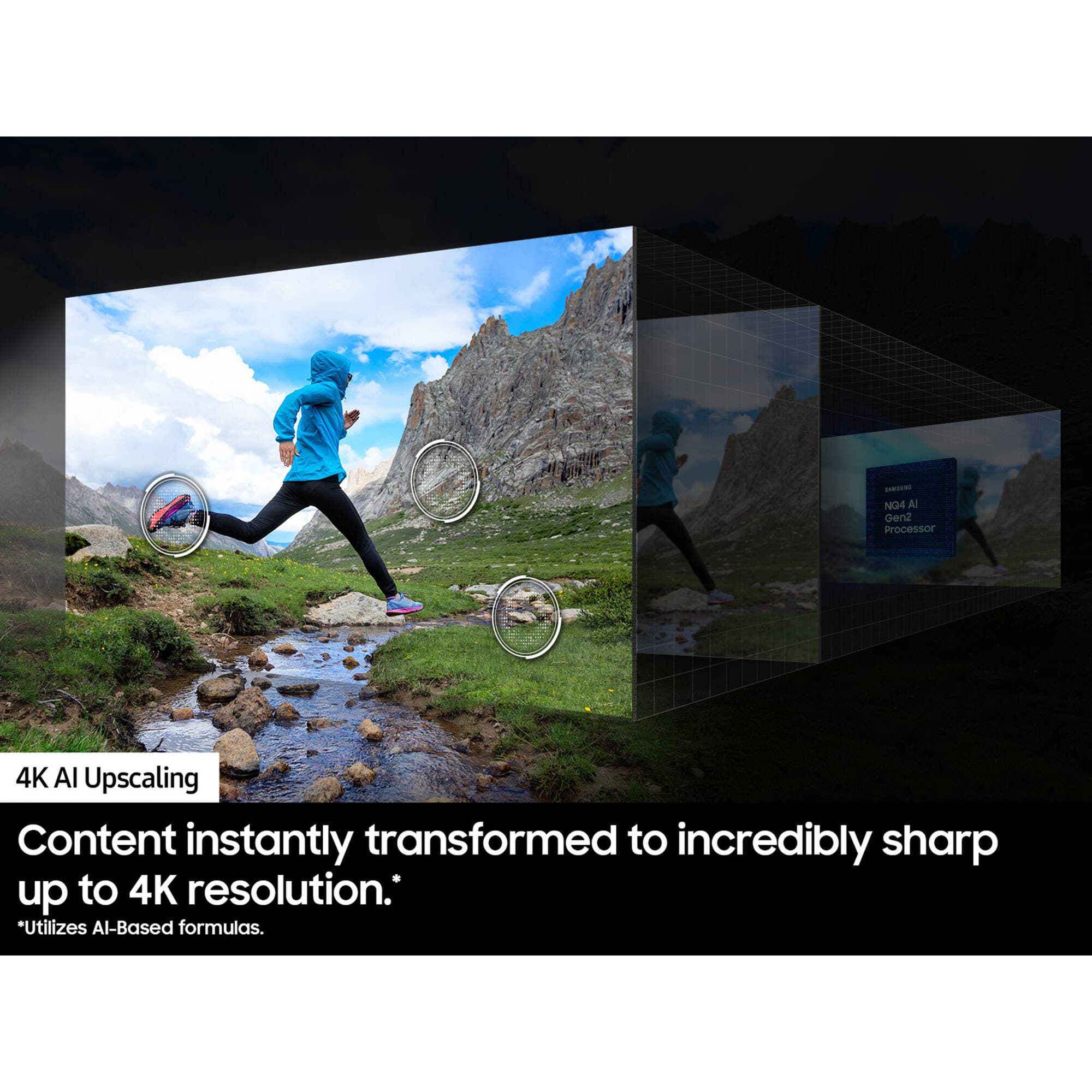 Samsung 65-inch S90D OLED 4K smart TV with thin bezel and premium black finish