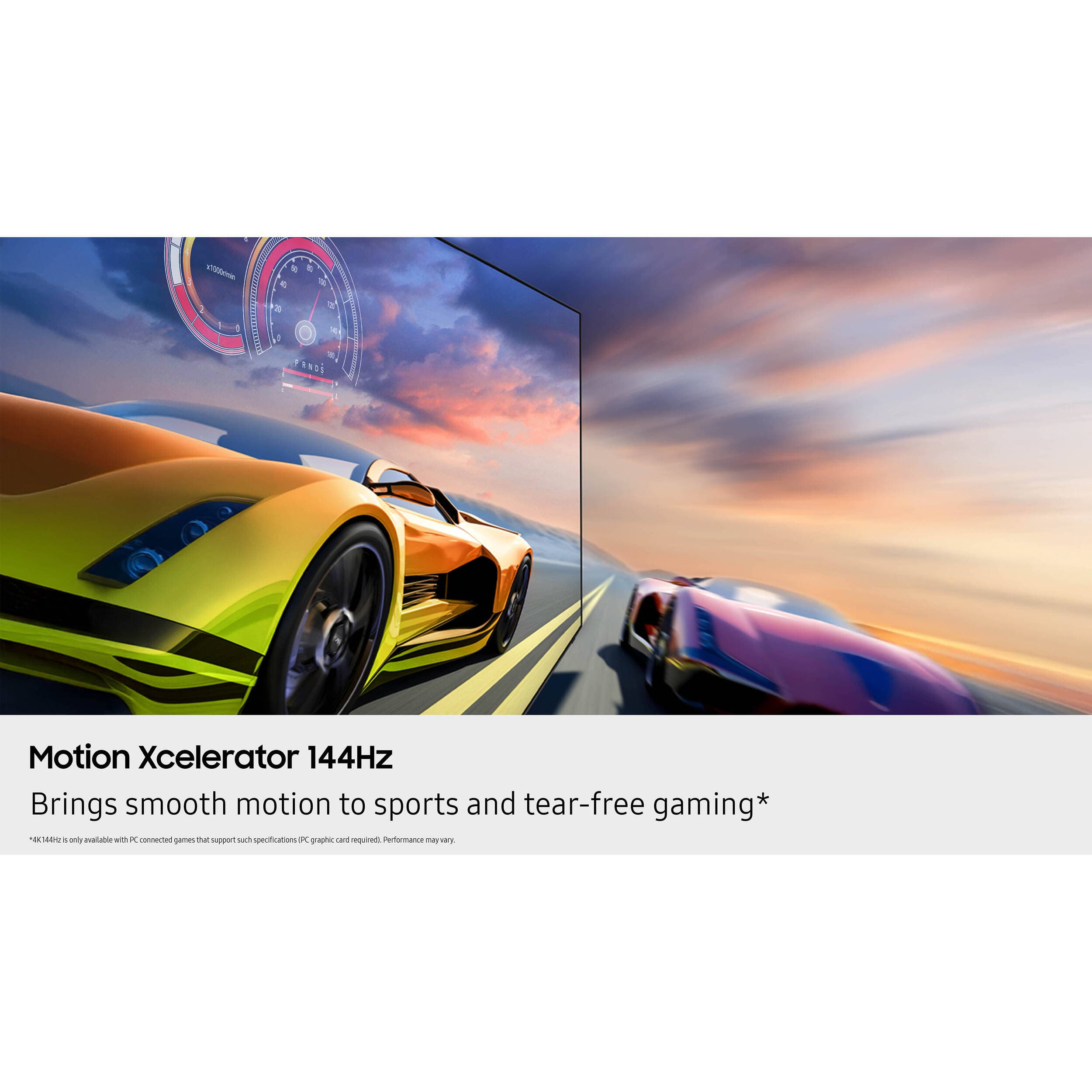 Samsung 65-inch OLED 4K smart TV with 120 Hz refresh rate