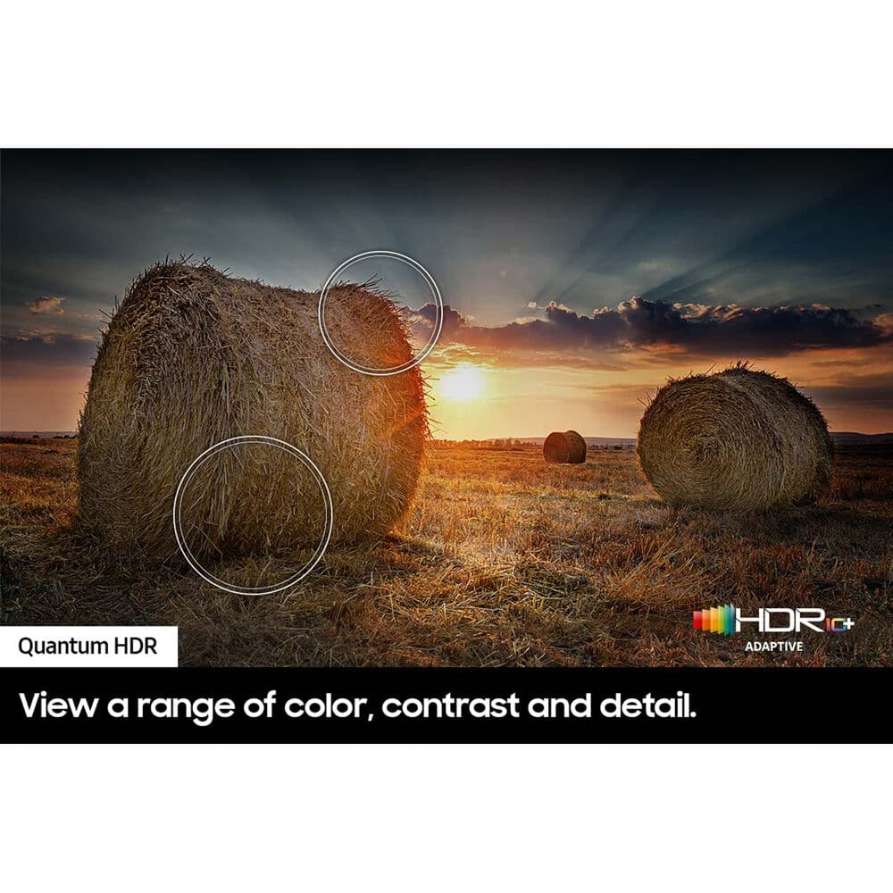 Samsung 70-inch QLED 4K smart TV with Quantum HDR and SolarCell Remote