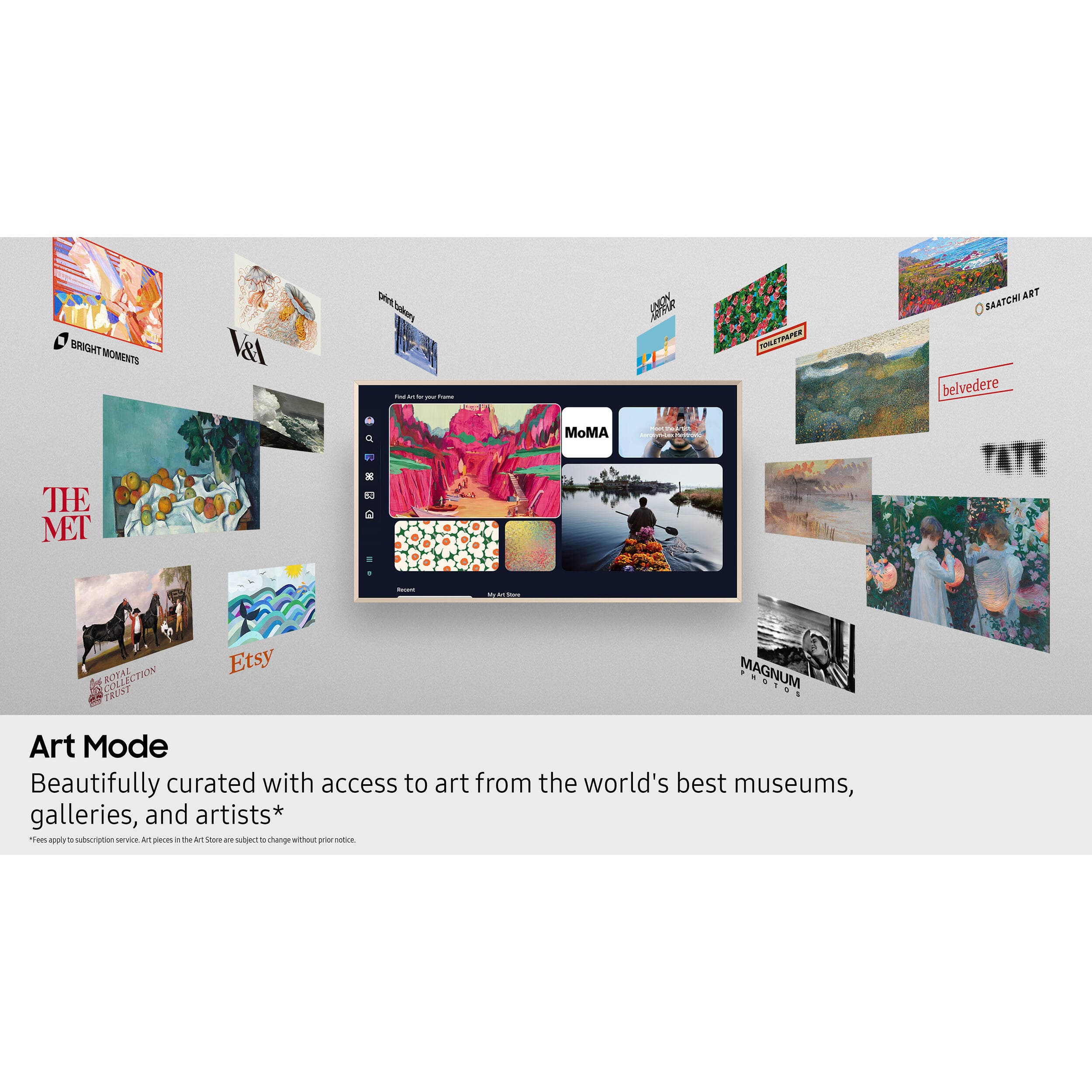 Samsung 75-inch Neo QLED 4K Frame TV with 120 Hz refresh rate