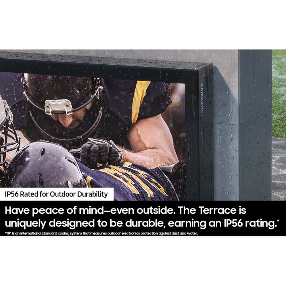 Samsung 75-inch Neo QLED 4K smart TV with 120 Hz refresh rate for bright-room viewing