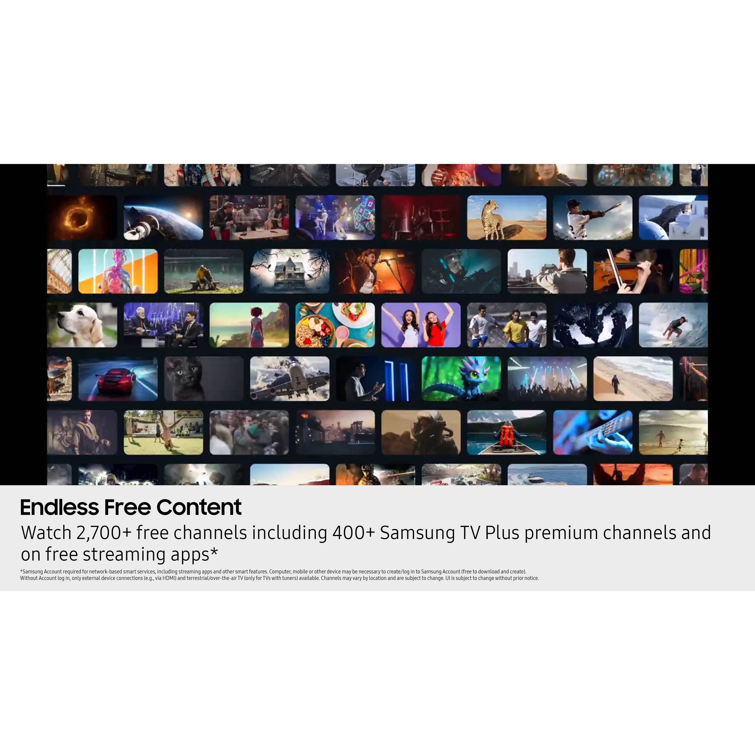 Samsung 75-inch QLED 4K Smart TV with slim black bezel