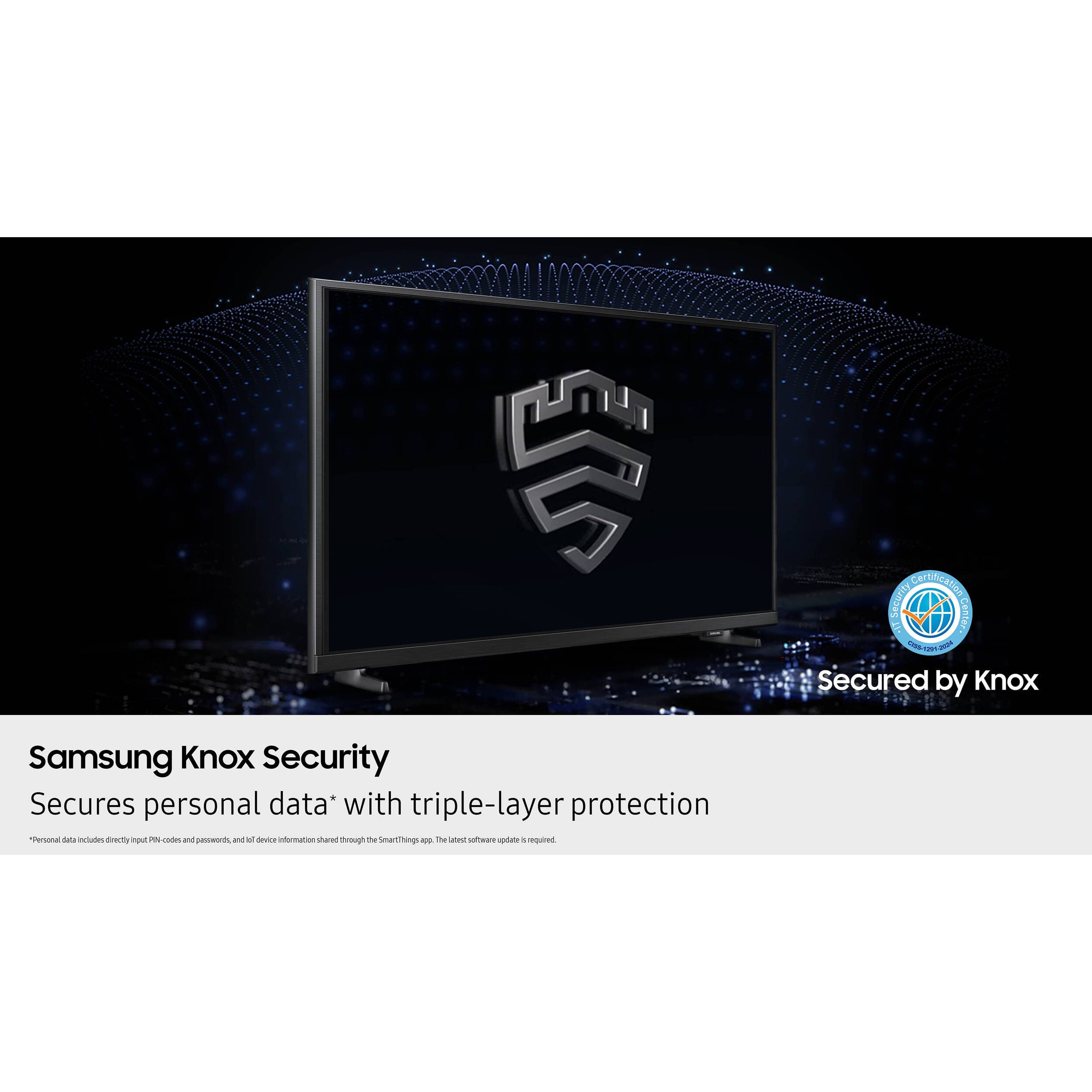 Samsung 75-inch QLED 4K smart TV with 60 Hz refresh rate