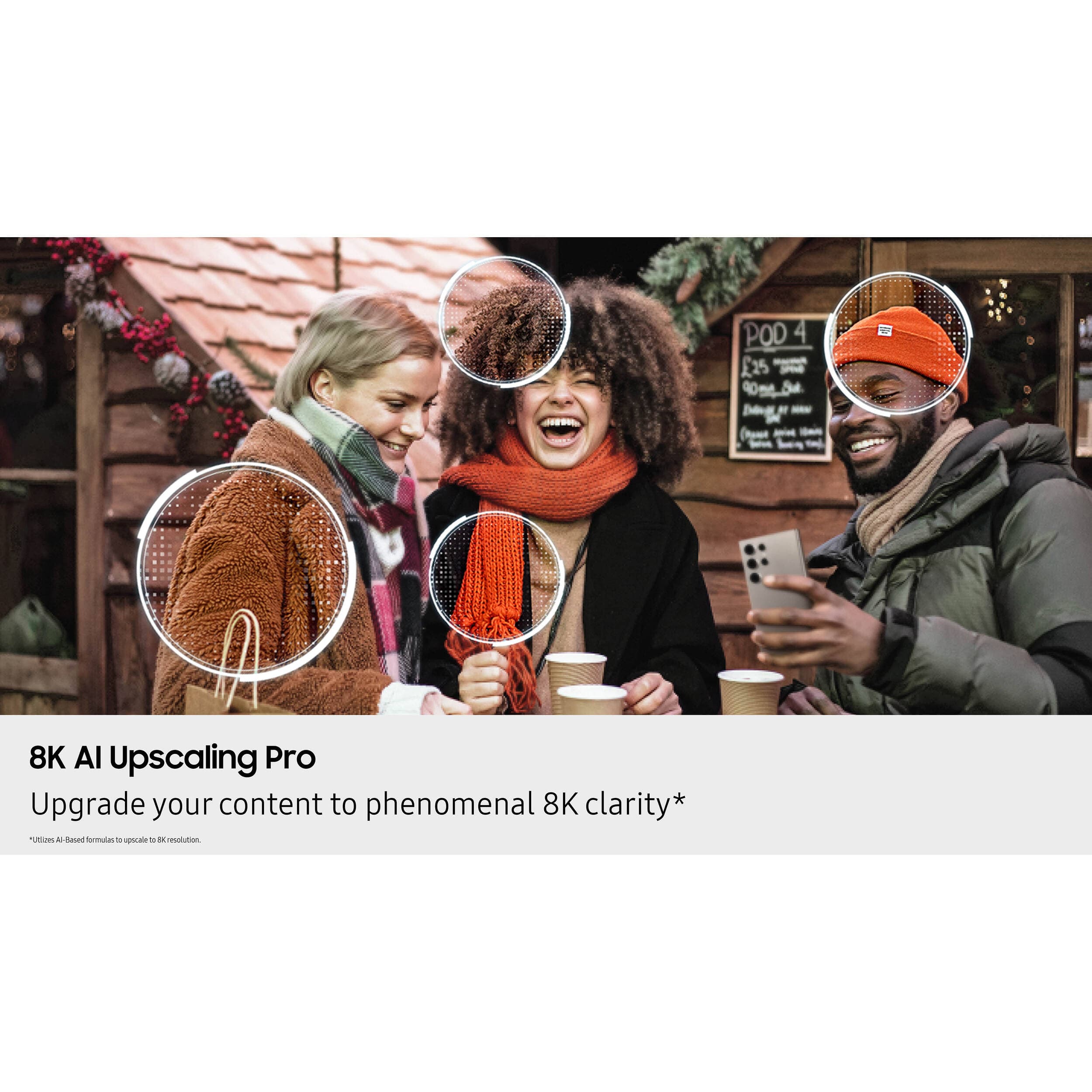 Samsung 75-inch Neo QLED 8K smart TV with 120Hz refresh rate