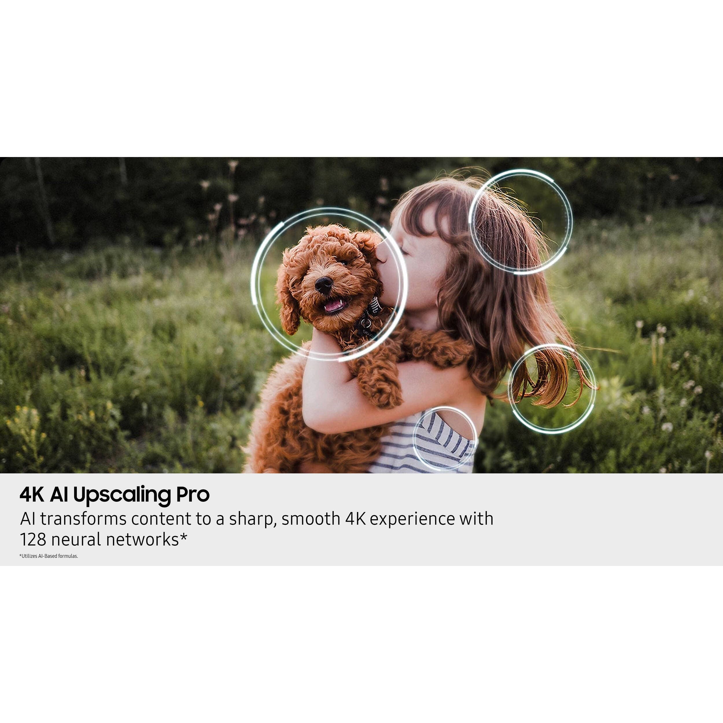 Samsung 83-inch OLED 4K smart TV with wide cinematic screen and slim bezel