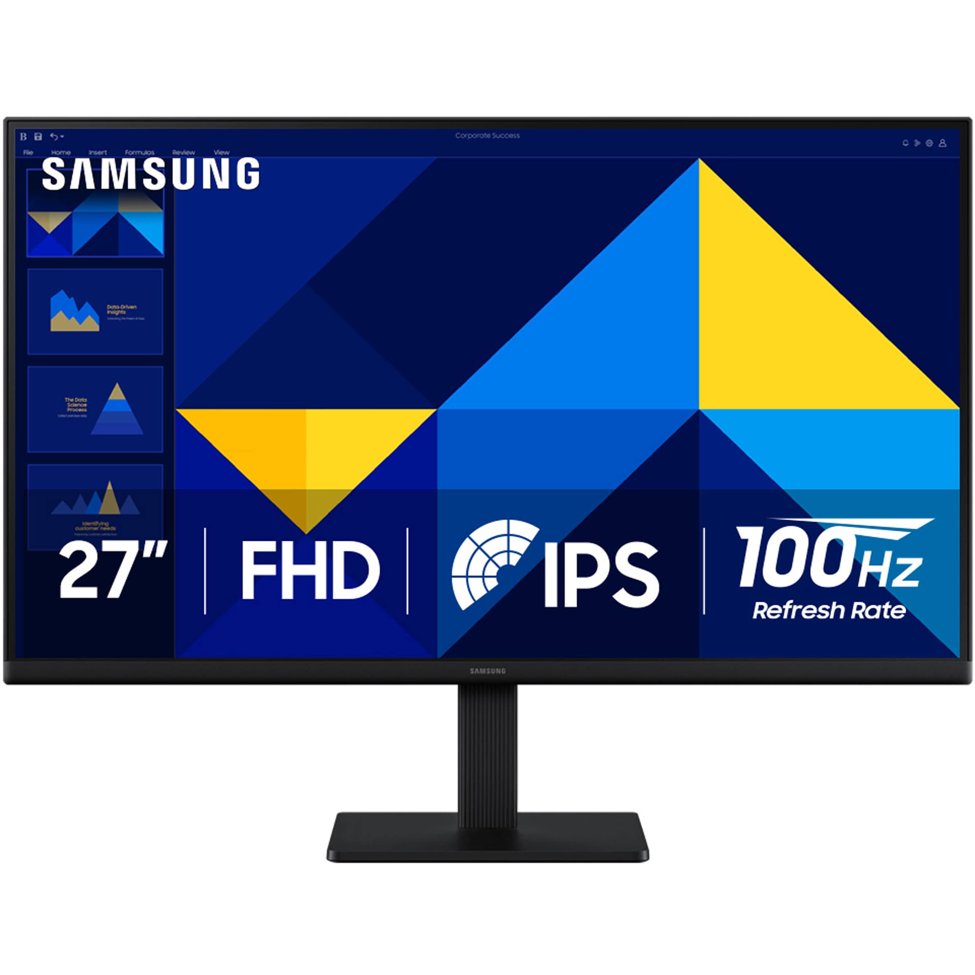 Samsung S30GD 27" FHD Monitor, 100 Hz IPS | Professional, HDMI, VGA