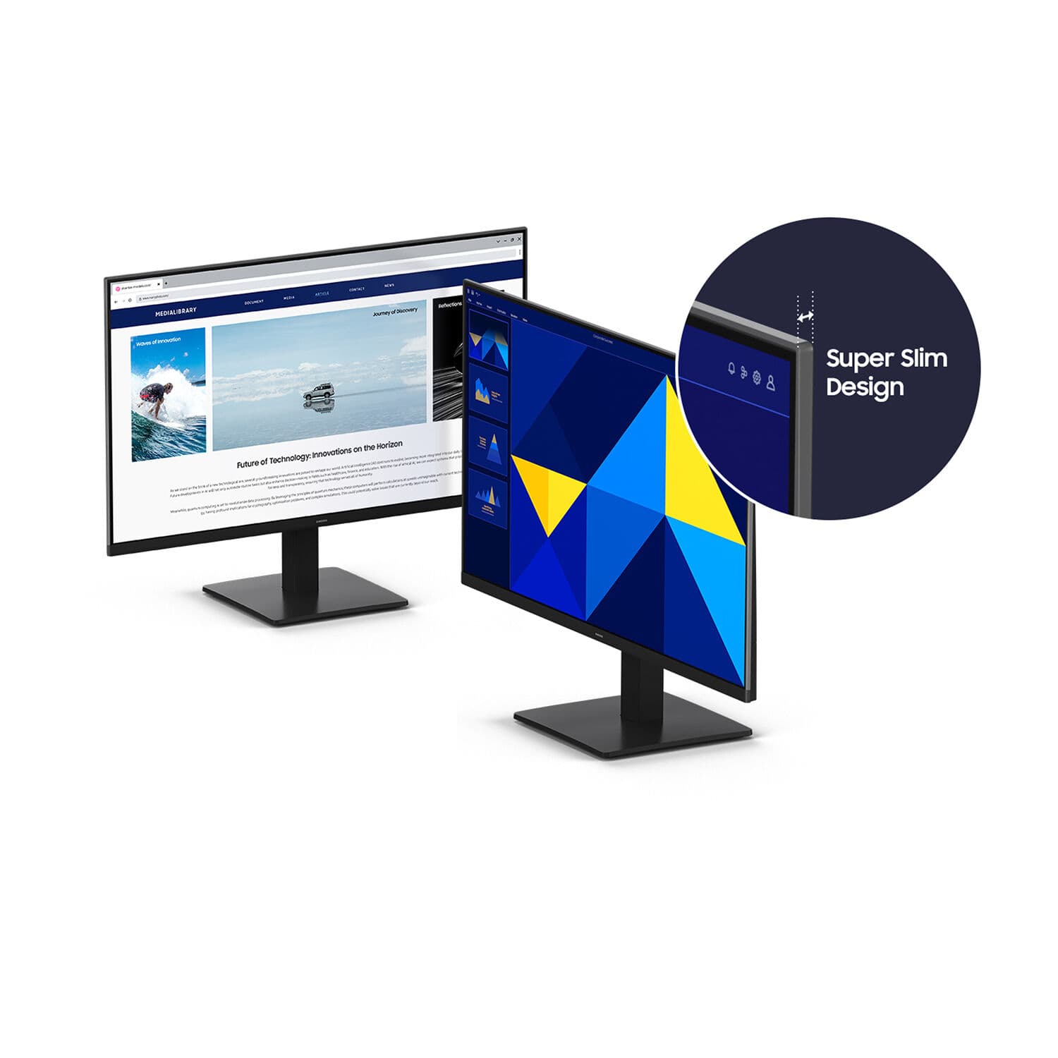 Samsung 27-inch S30GD FHD IPS monitor with HDMI and VGA connectivity