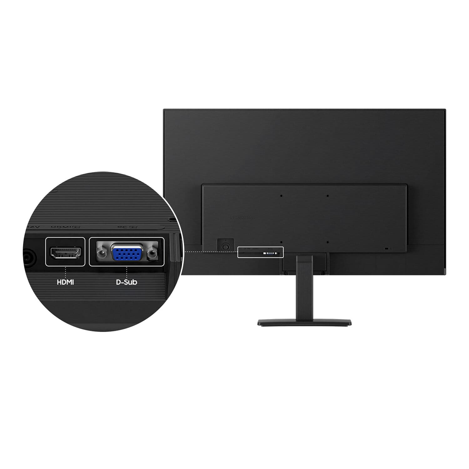 Samsung 27-inch S30GD FHD IPS monitor with HDMI and VGA connectivity