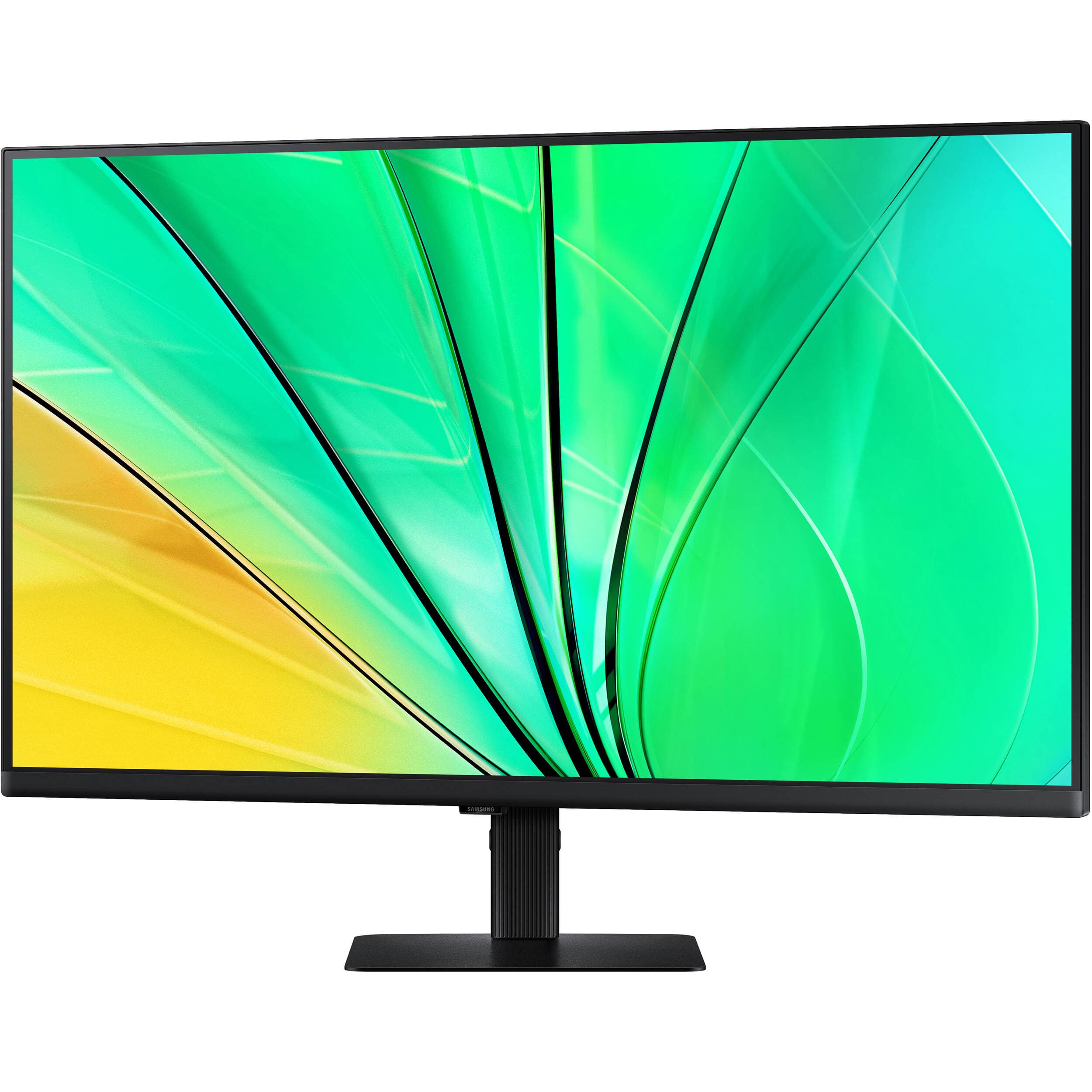 Samsung 32-inch WQHD IPS monitor with adjustable stand and USB hub