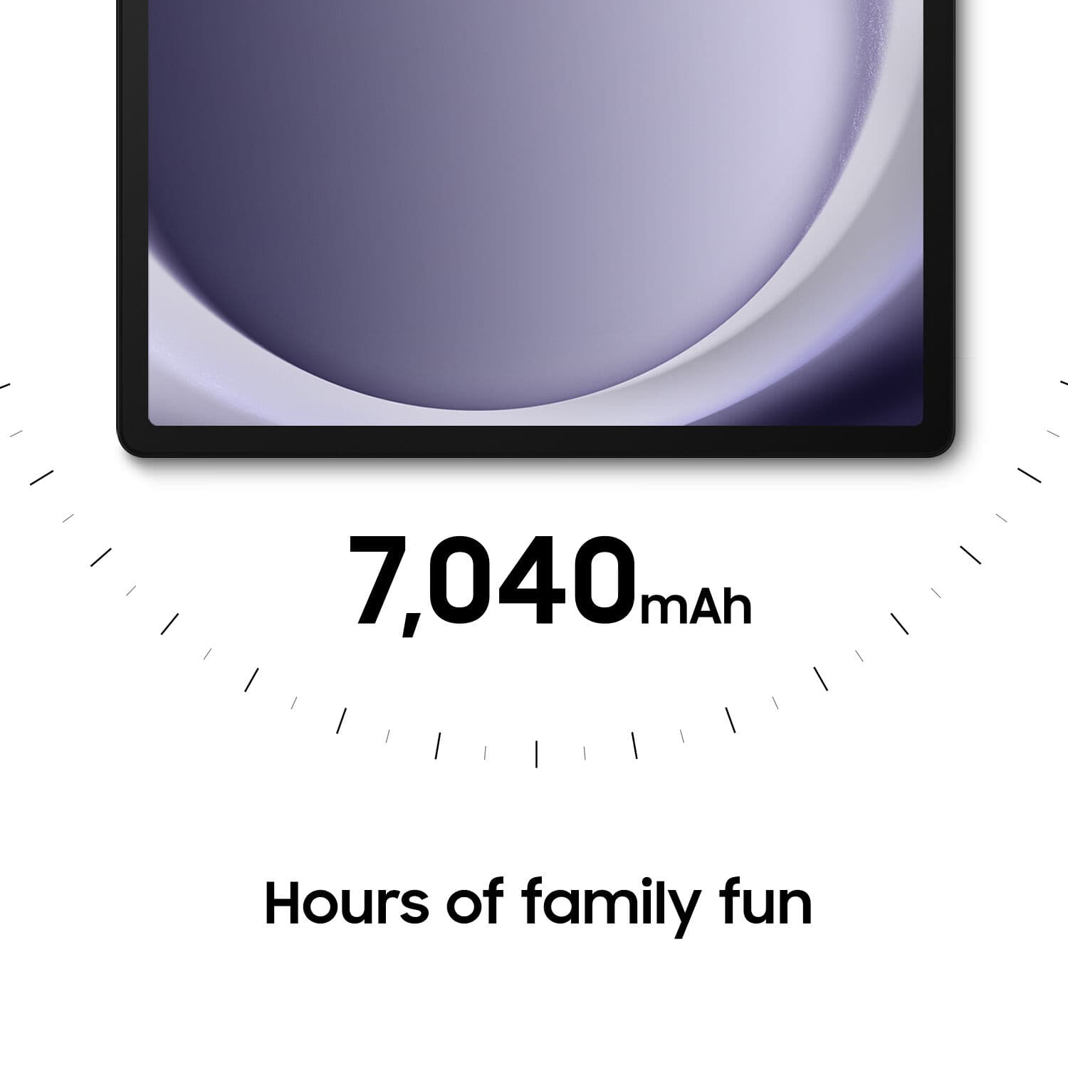 Samsung Galaxy Tab A9+ business tablet in graphite with 11-inch display and AT&T cellular support