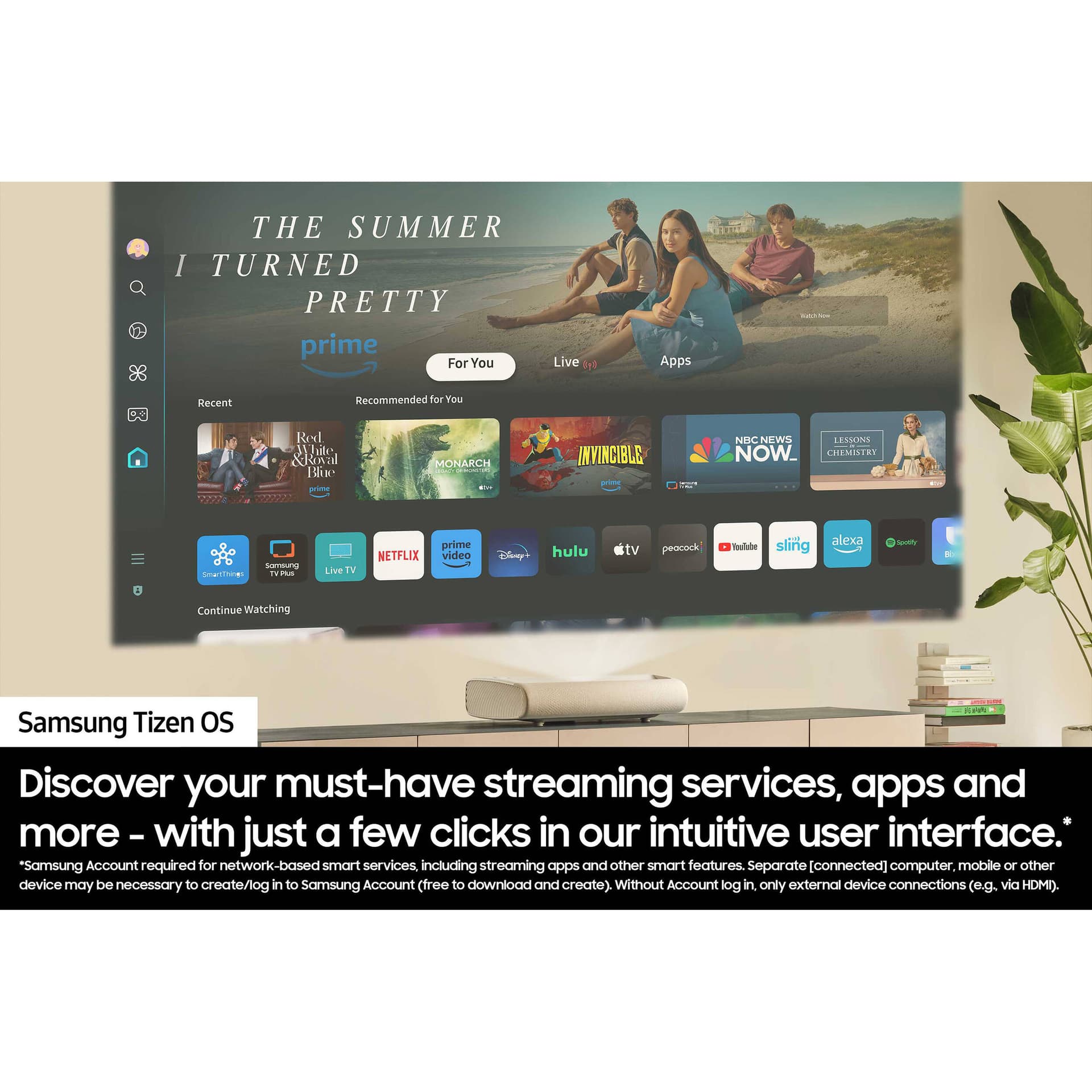 Samsung SP-LPU7DSAXXZA 4K 2,400 lumen single-laser projector for premium conference rooms