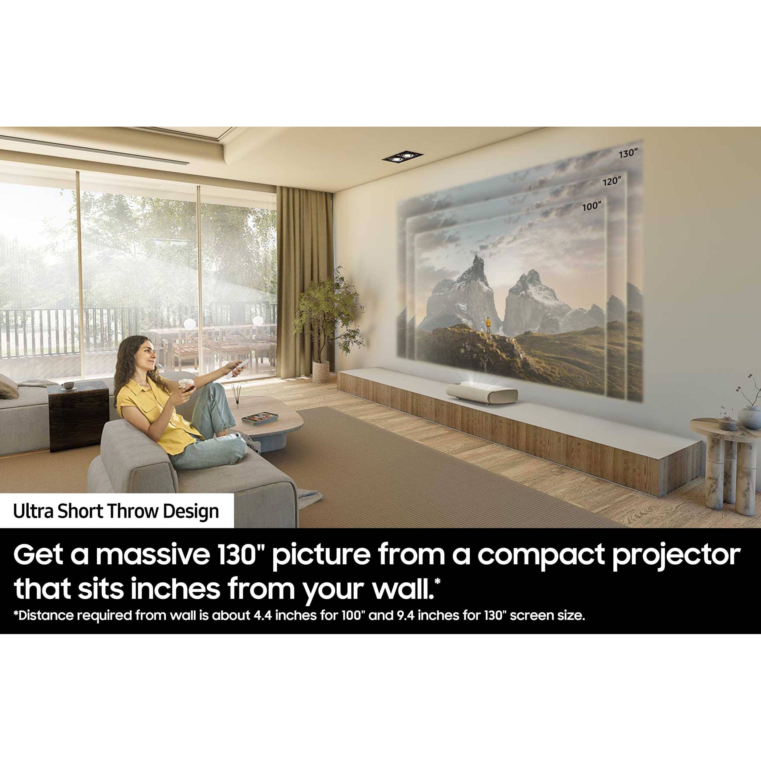 Samsung SP-LPU9DSAXXZA 4K 3,200 lumen triple-laser projector for premium home theater