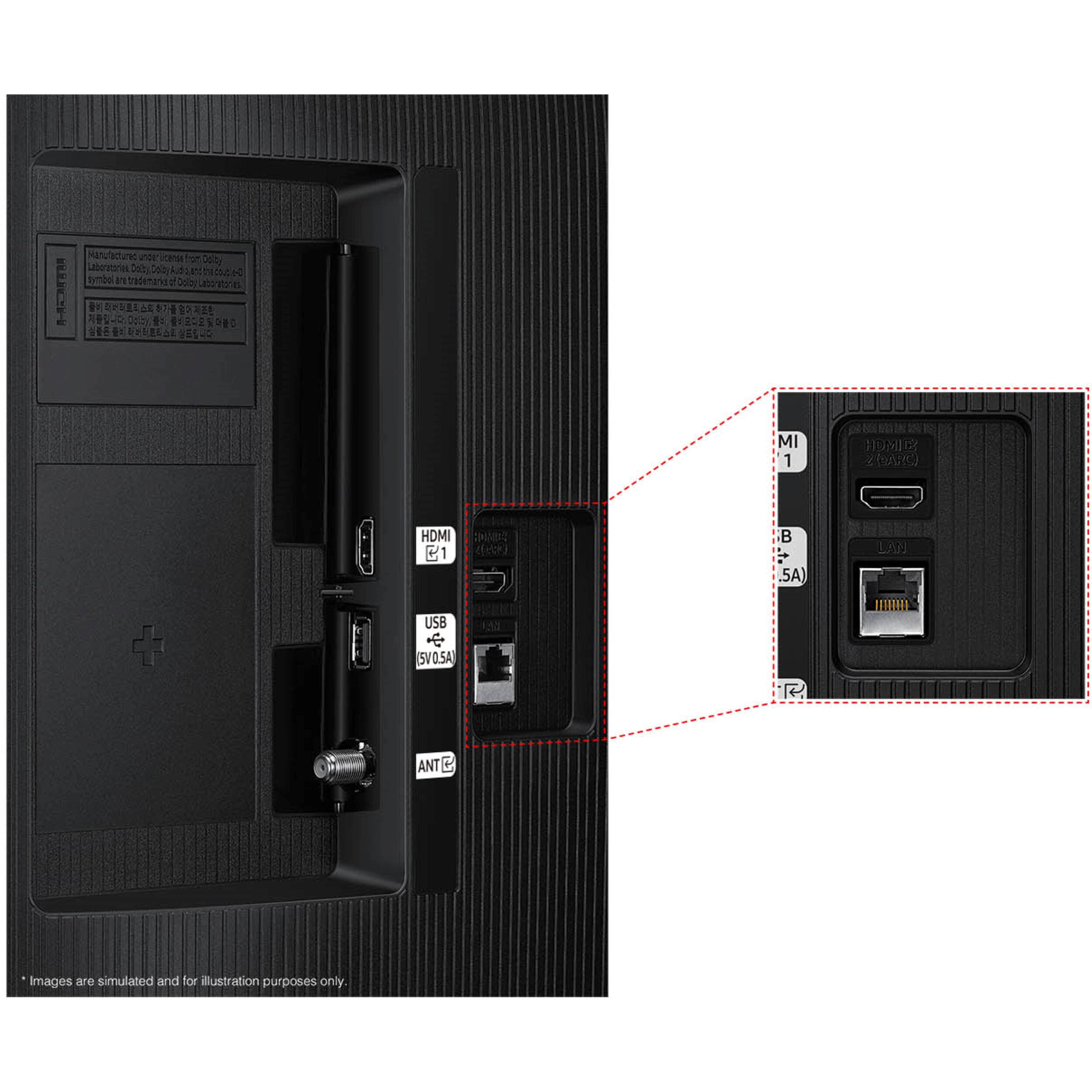 50" UHD 60Hz 4K view 4