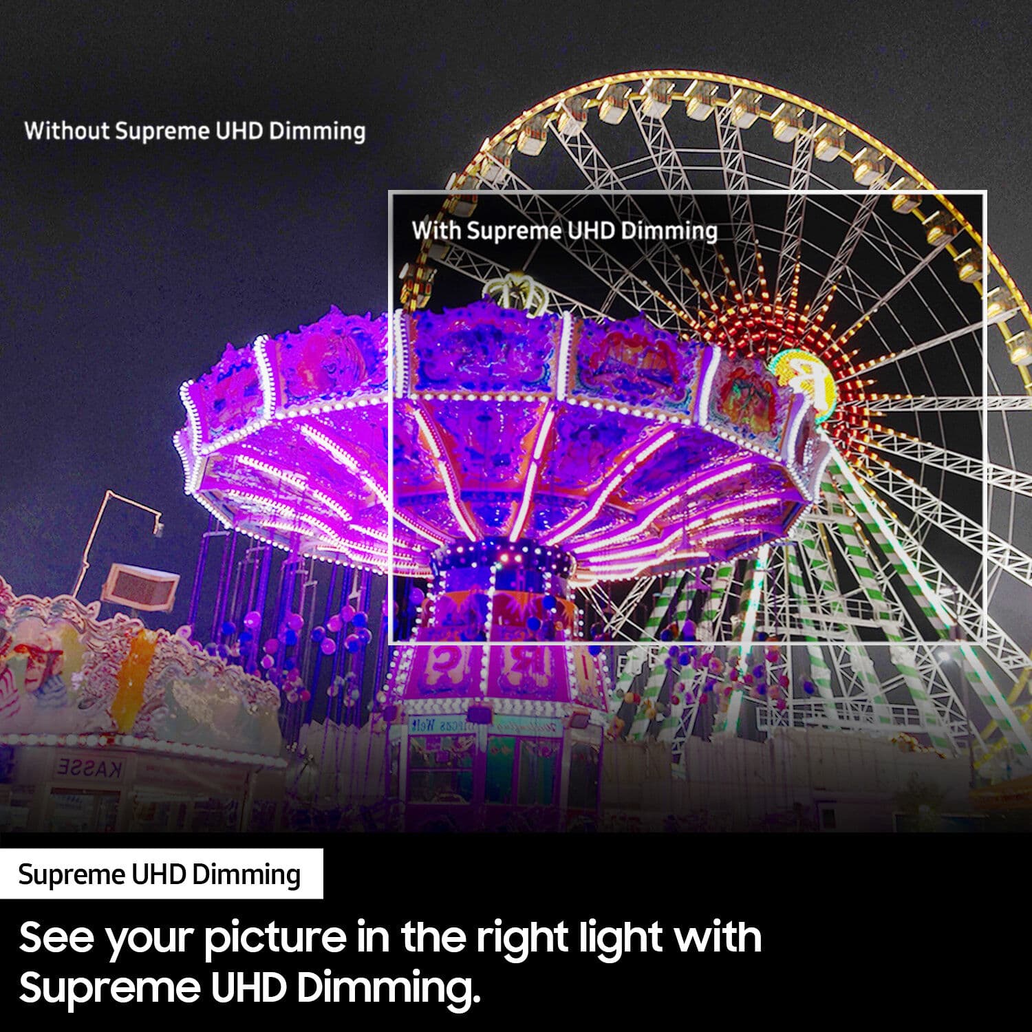 Samsung 98-inch 4K UHD smart TV with Tizen, HDR, and 120 Hz refresh rate