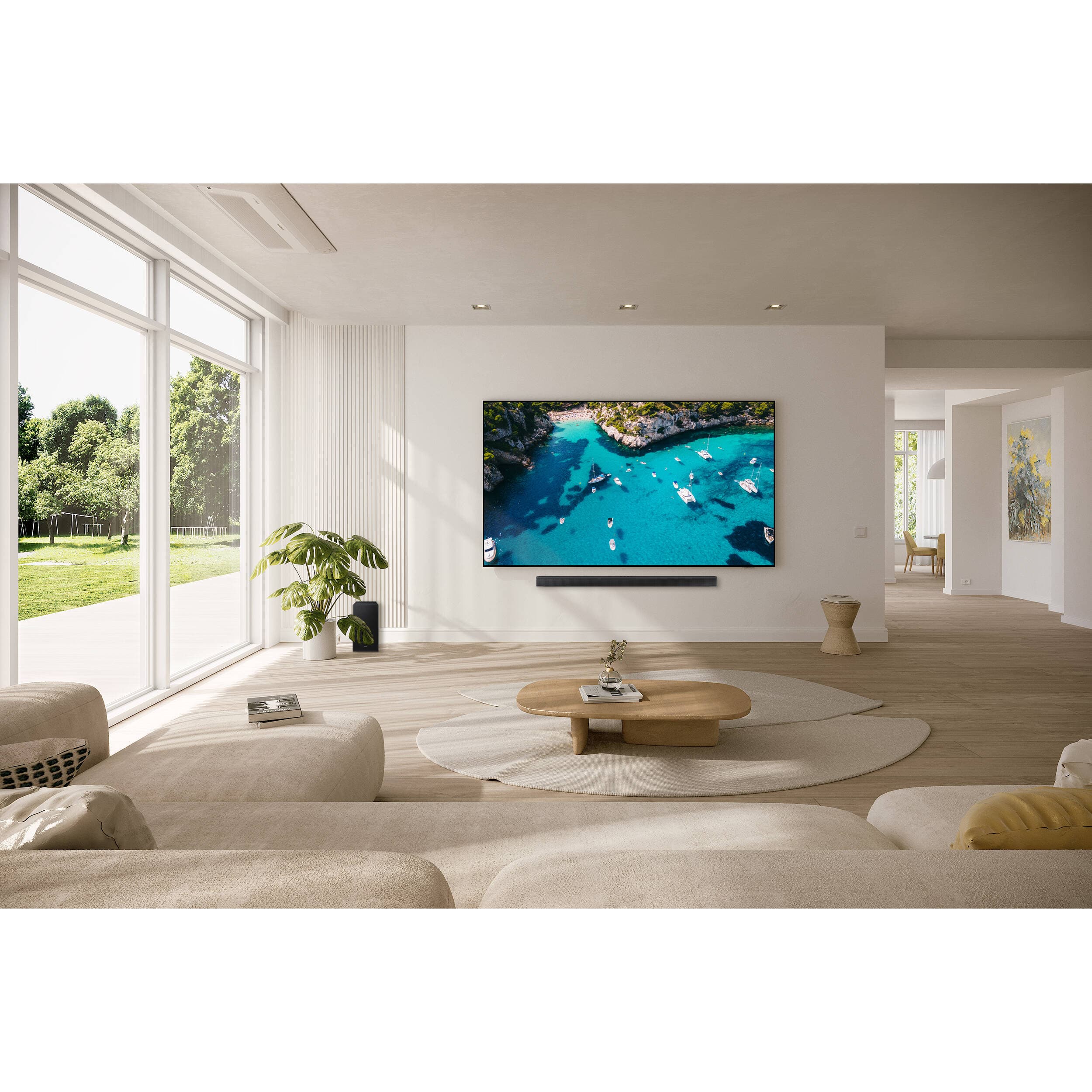 Samsung 98-inch 4K UHD smart TV with Tizen, HDR, and 120 Hz refresh rate