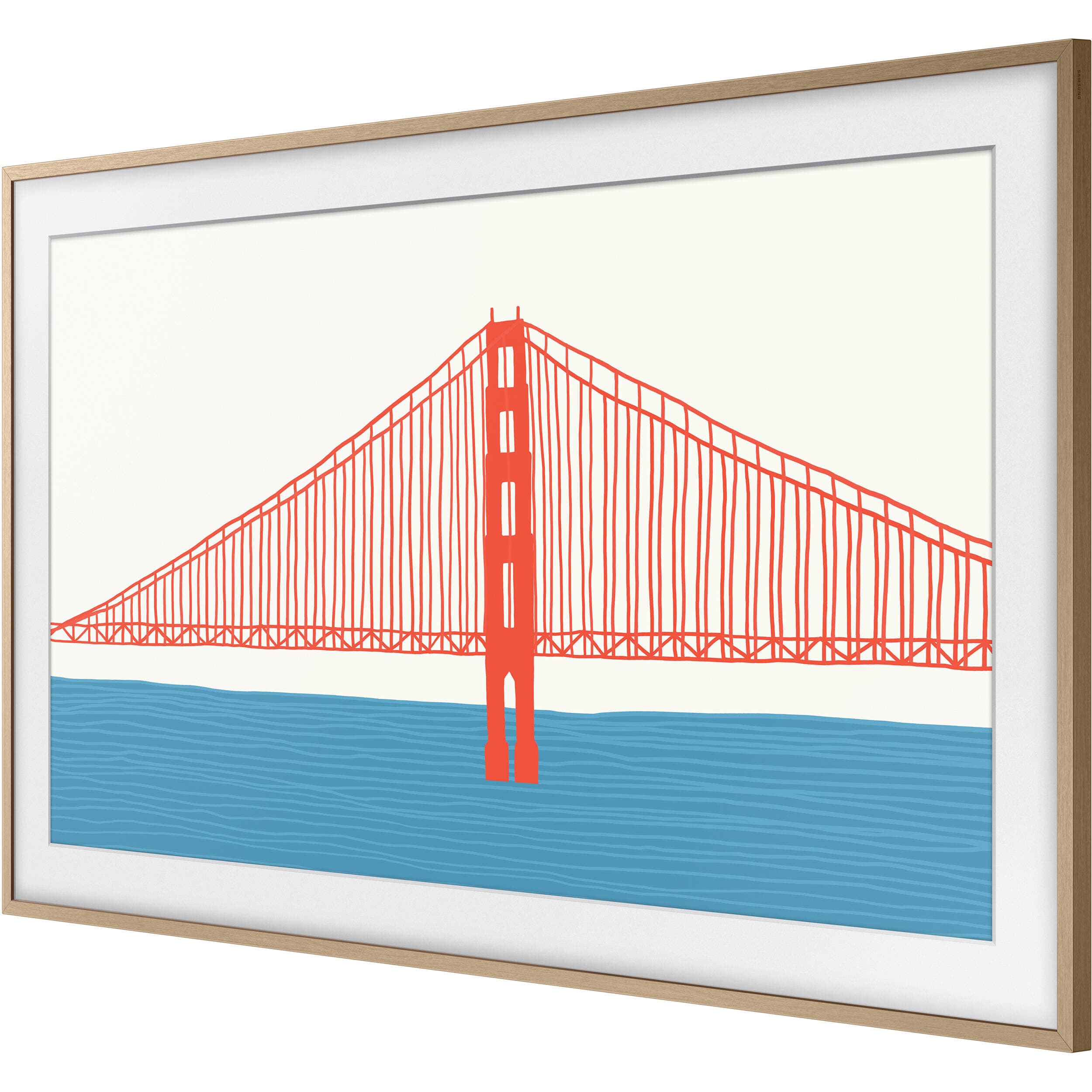 43" Customizable Bezel Teak view 2