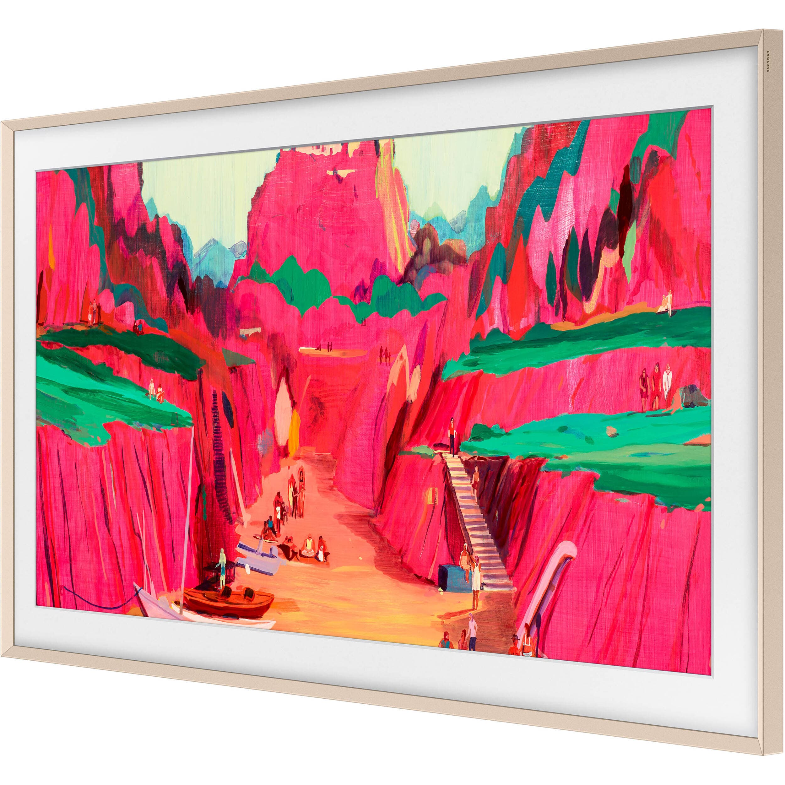 Samsung 65-inch Sand Gold Metal customizable bezel for The Frame