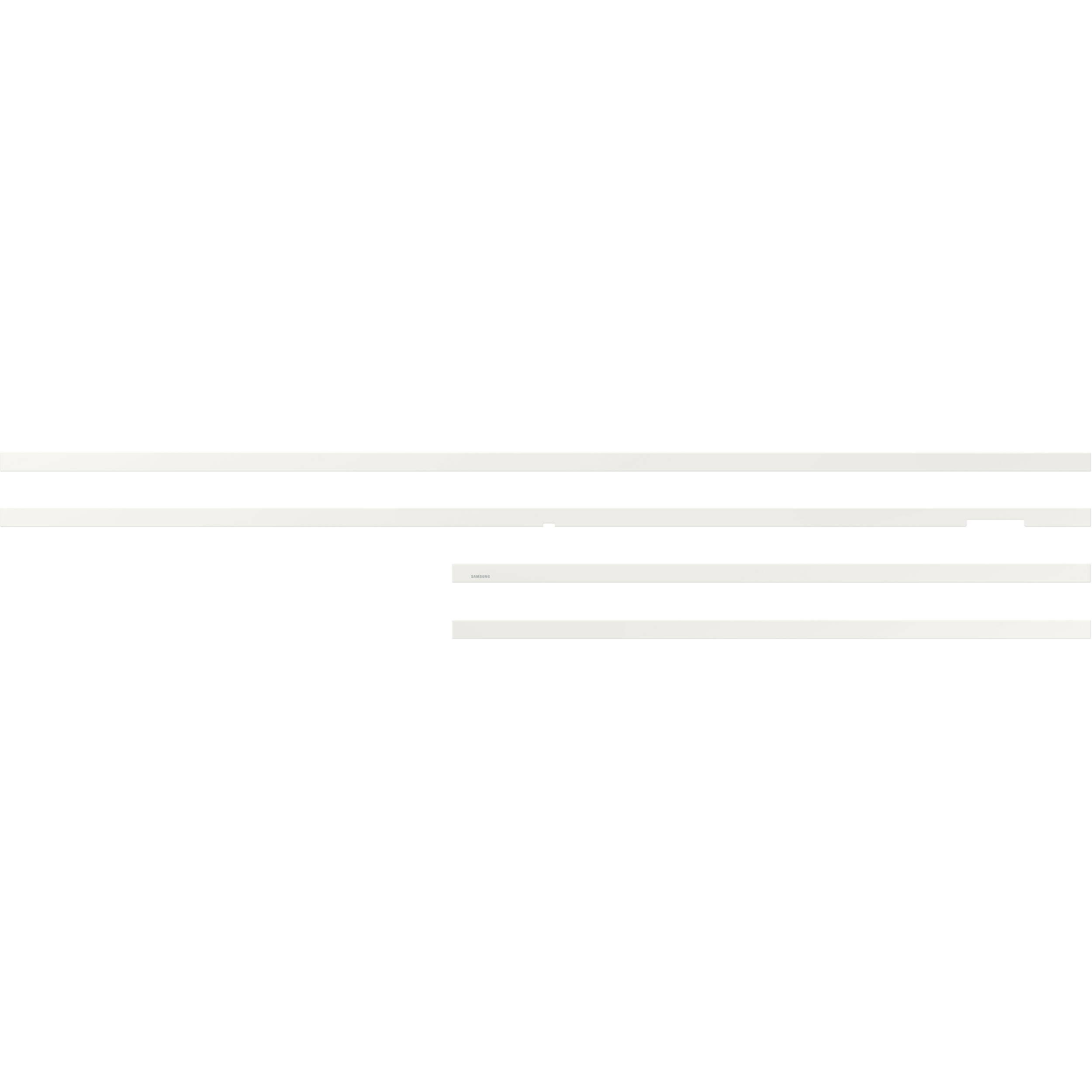 75" Bezel  Modern White view 5