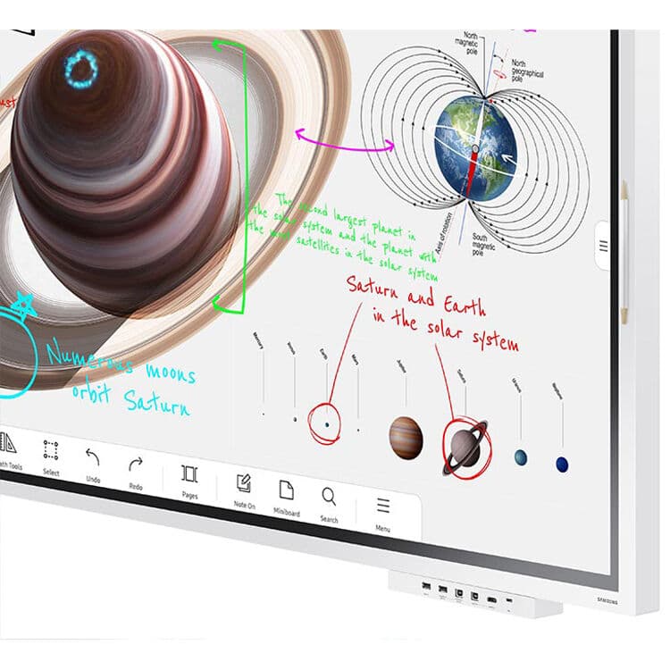 Samsung WM65B 65-inch interactive flat panel Flip Pro digital flipchart for meetings