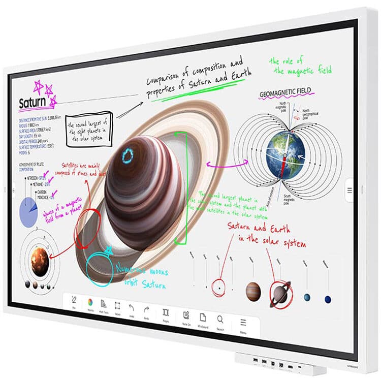 Samsung WM65B 65-inch interactive flat panel Flip Pro digital flipchart for meetings
