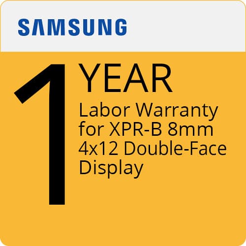 Xpr-B 1 Year Labor Warranty